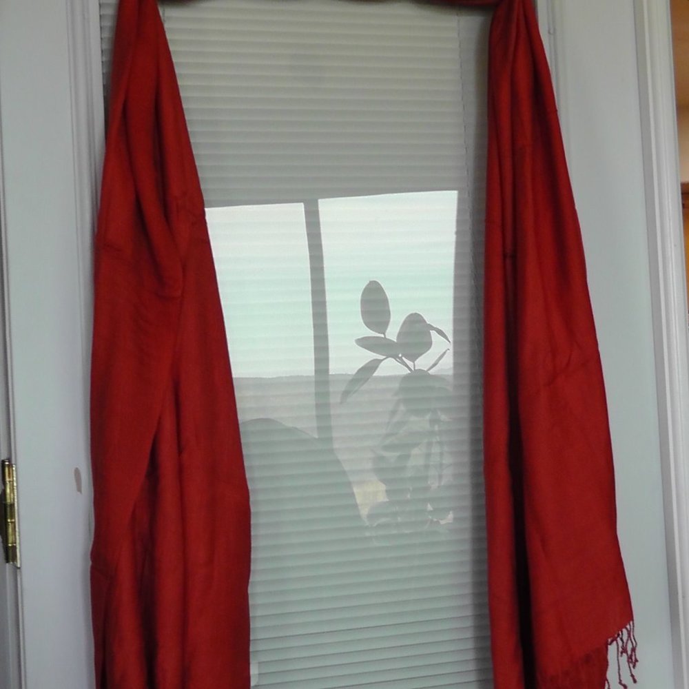 rust Pashmina Shawl